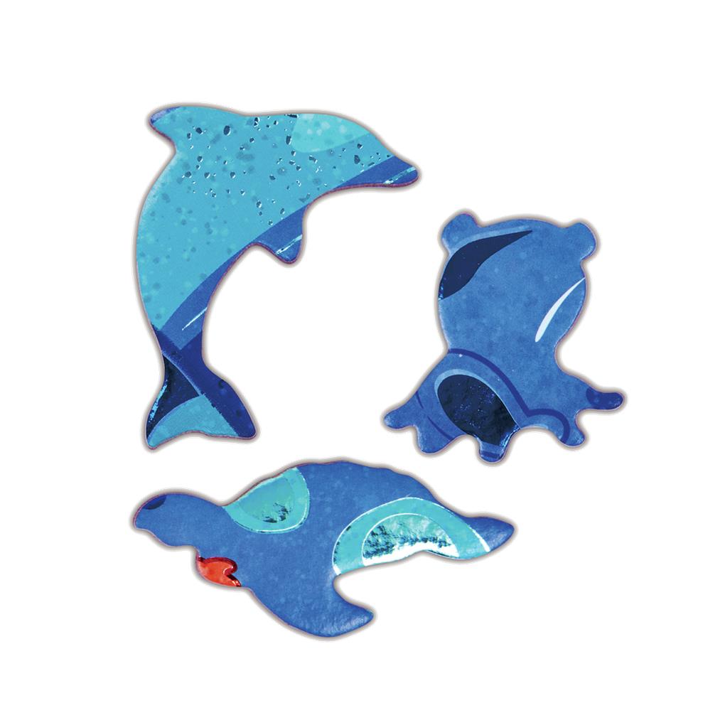 PUZZLE DE SUELO BRILLANTE DE BALLENA 200 PIEZAS - Imagen 4