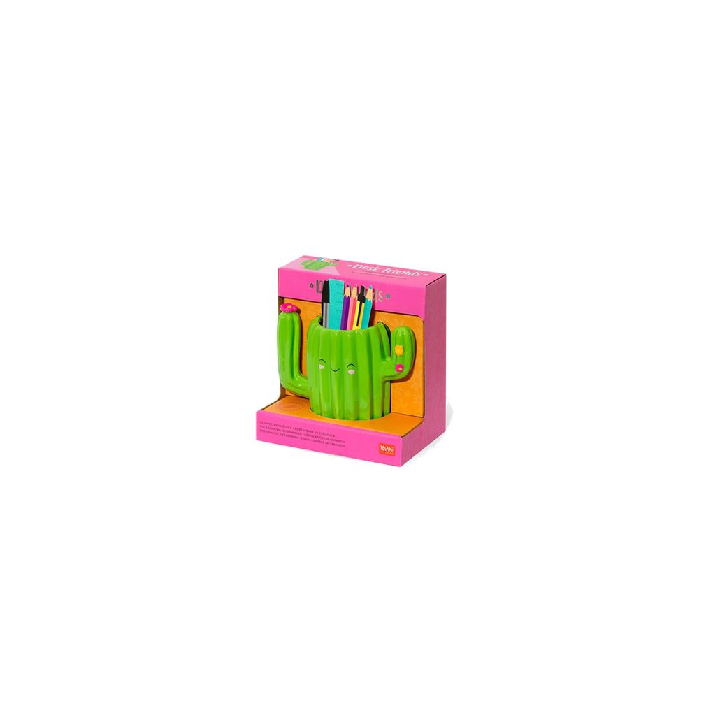 PORTALAPICES CERAMICA CACTUS LEGAMI - Imagen 2