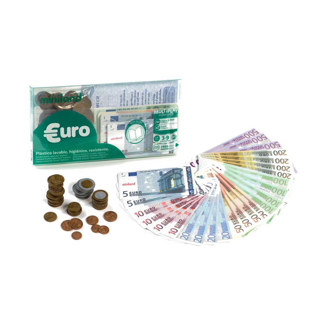 SET EURO 28 BILLETES Y 80 MONEDAS (GUIA)