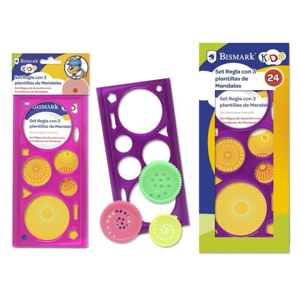 REGLA DE DISEÑO CON 3 PLANTILLAS DE CIRCULOS