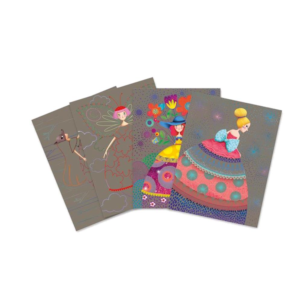 CUADROS PARA RASCAR EL BAILE DE LAS COQUETAS - Imagen 2