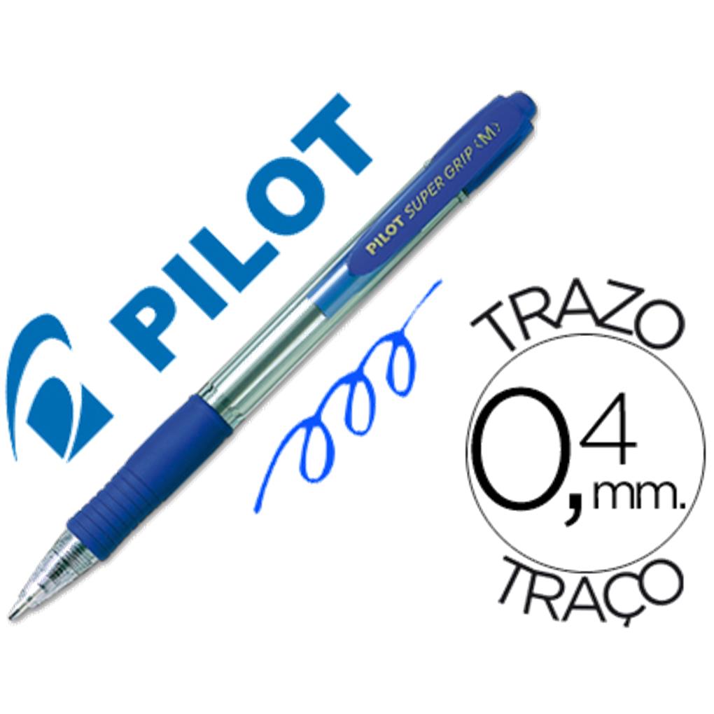 BOLIGRAFO PILOT SUPER GRIP UNIDAD - AZUL