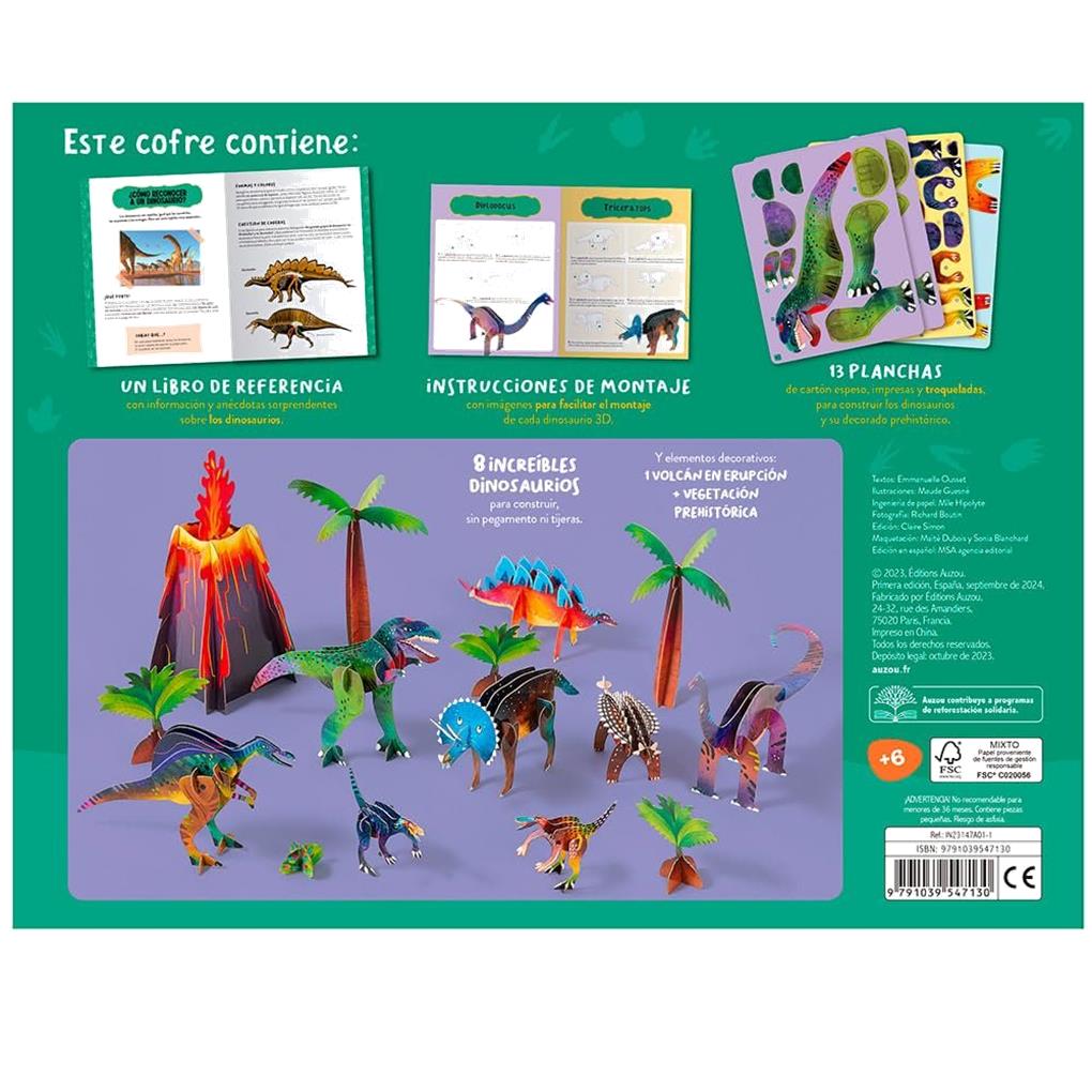 COFRE ARTISTA DINOSAURIOS PARA CONSTRUIR - Imagen 2