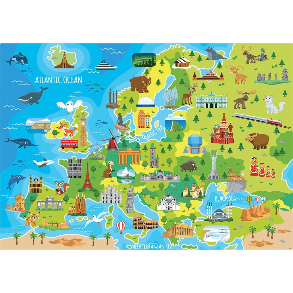 PUZZLE MAPA DE EUROPA 150 PIEZAS - Imagen 2