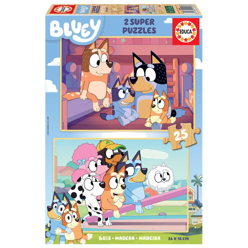 PUZZLE 2X25 BLUEY