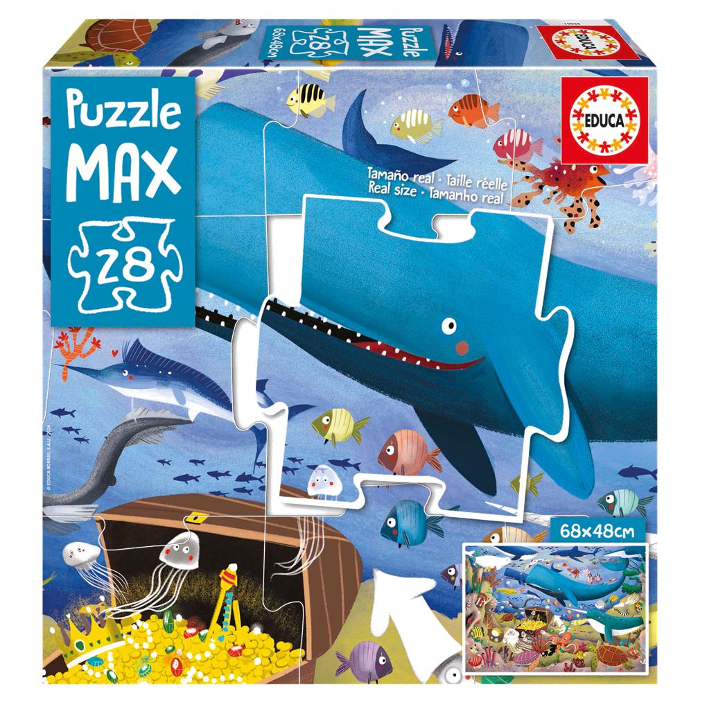 PUZZLE ANIMALES BAJO EL MAR 28 PIEZAS