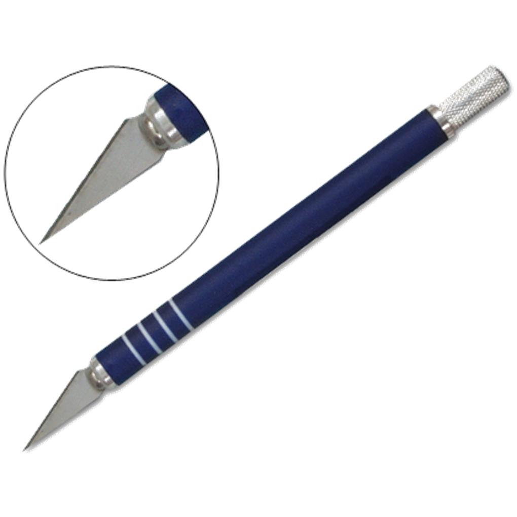 BISTURI Q-CONNECT EN BLISTER -CON CUCHILLAS DE REPUESTO