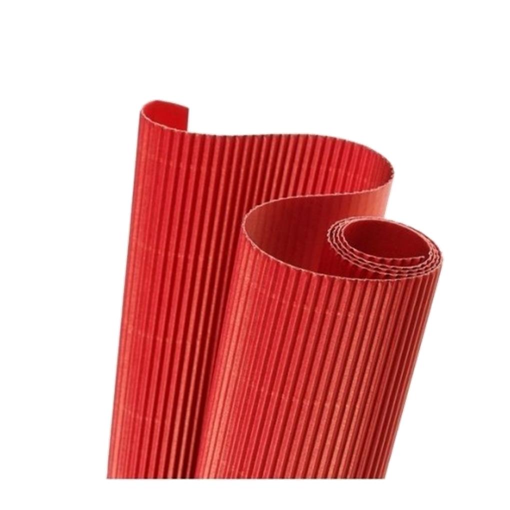 CARTON ONDULACOLOR 50 X 65 CMS ROJO - Imagen 2