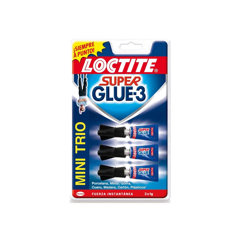 PEGAMENTO LOCTITE SUPER GLUE -3 1G BLISTES MINI TRIO