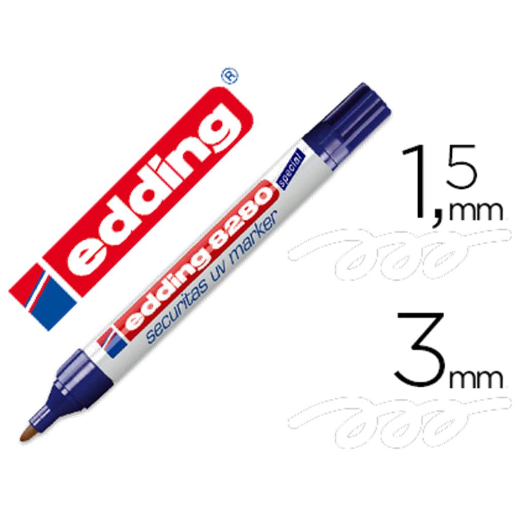 ROTULADOR EDDING 8280 DE SEGURIDAD ULTRAVIOLETA