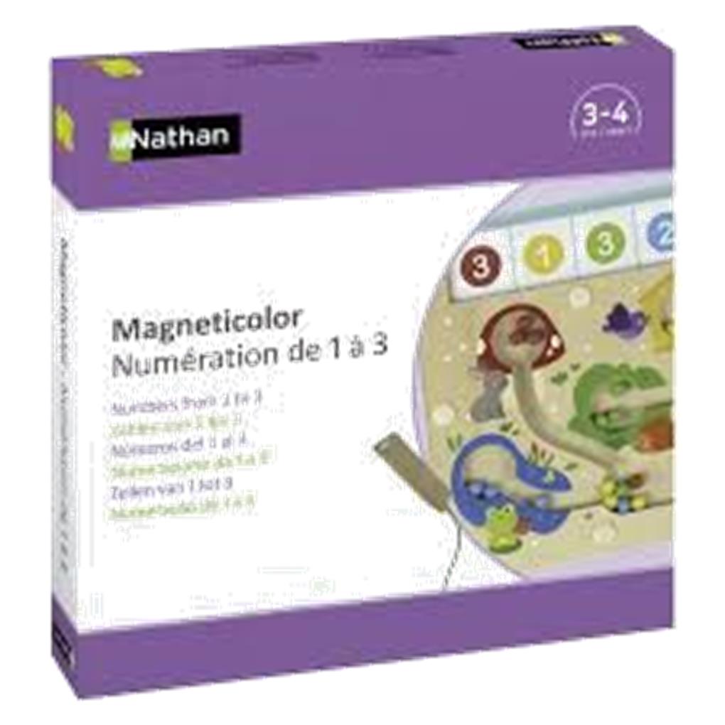 MAGNETICOLOR NUMEROS DEL 1 AL 3