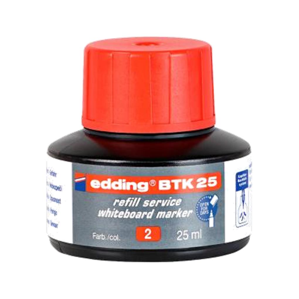 TINTA EDDING BORRABLE BTK25 25ML - ROJO