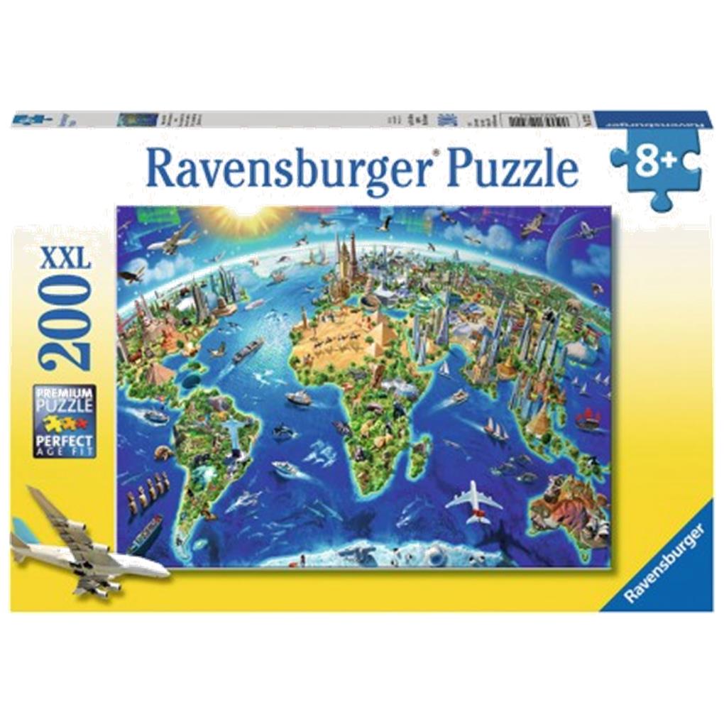 PUZZLE 200 PIEZAS XXL - EL MUNDO A LA VISTA