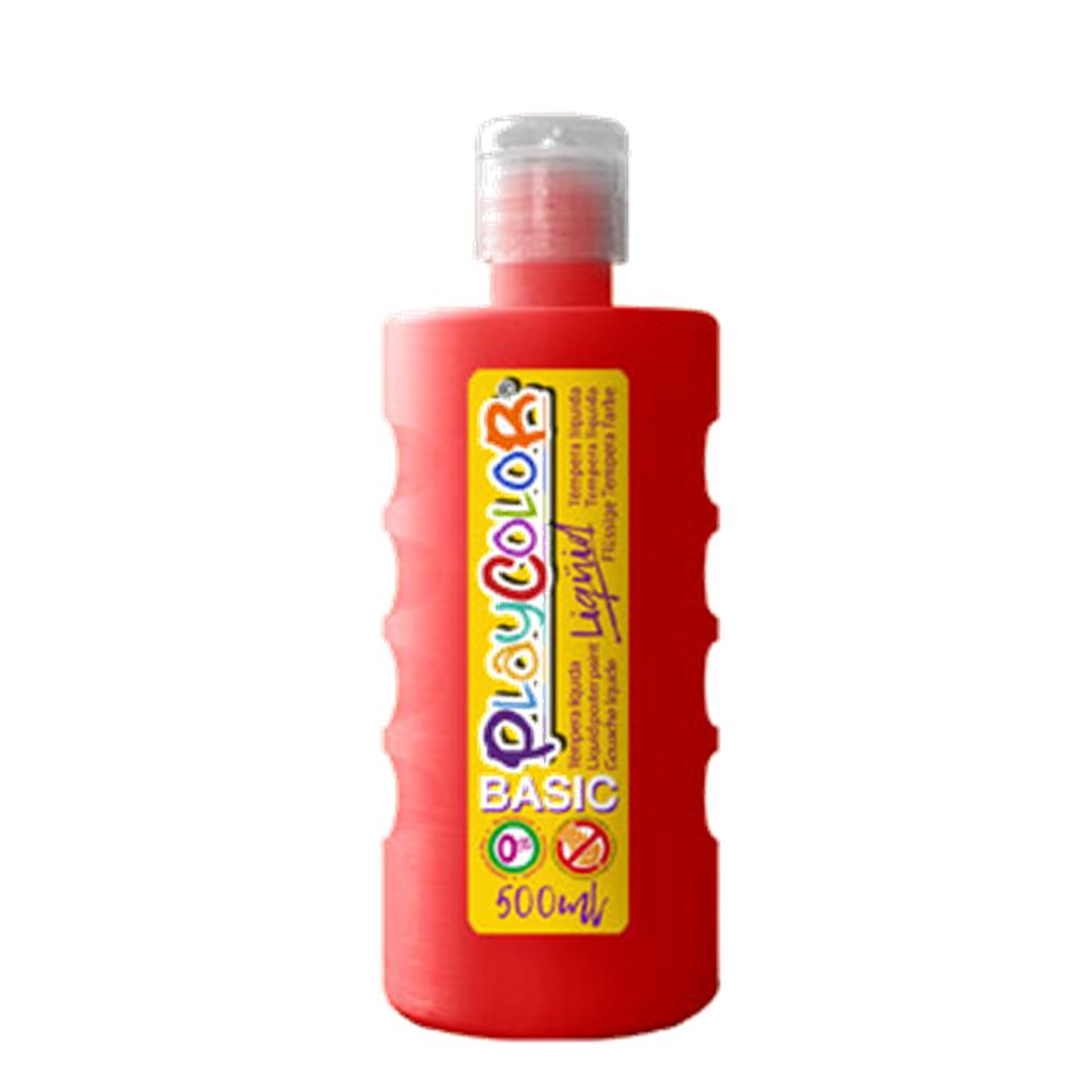 TEMPERA INSTANT PLAYCOLOR 500ML - ROJO
