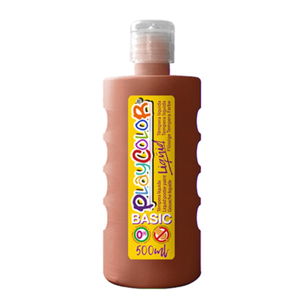 TEMPERA INSTANT PLAYCOLOR 500ML - MARRON