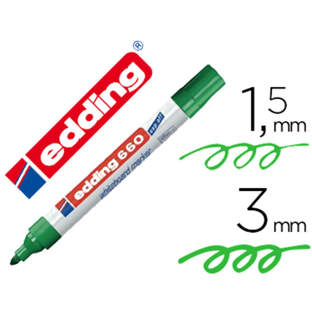 ROTULADOR EDDING 660 PARA PIZARRA BLANCA - VERDE