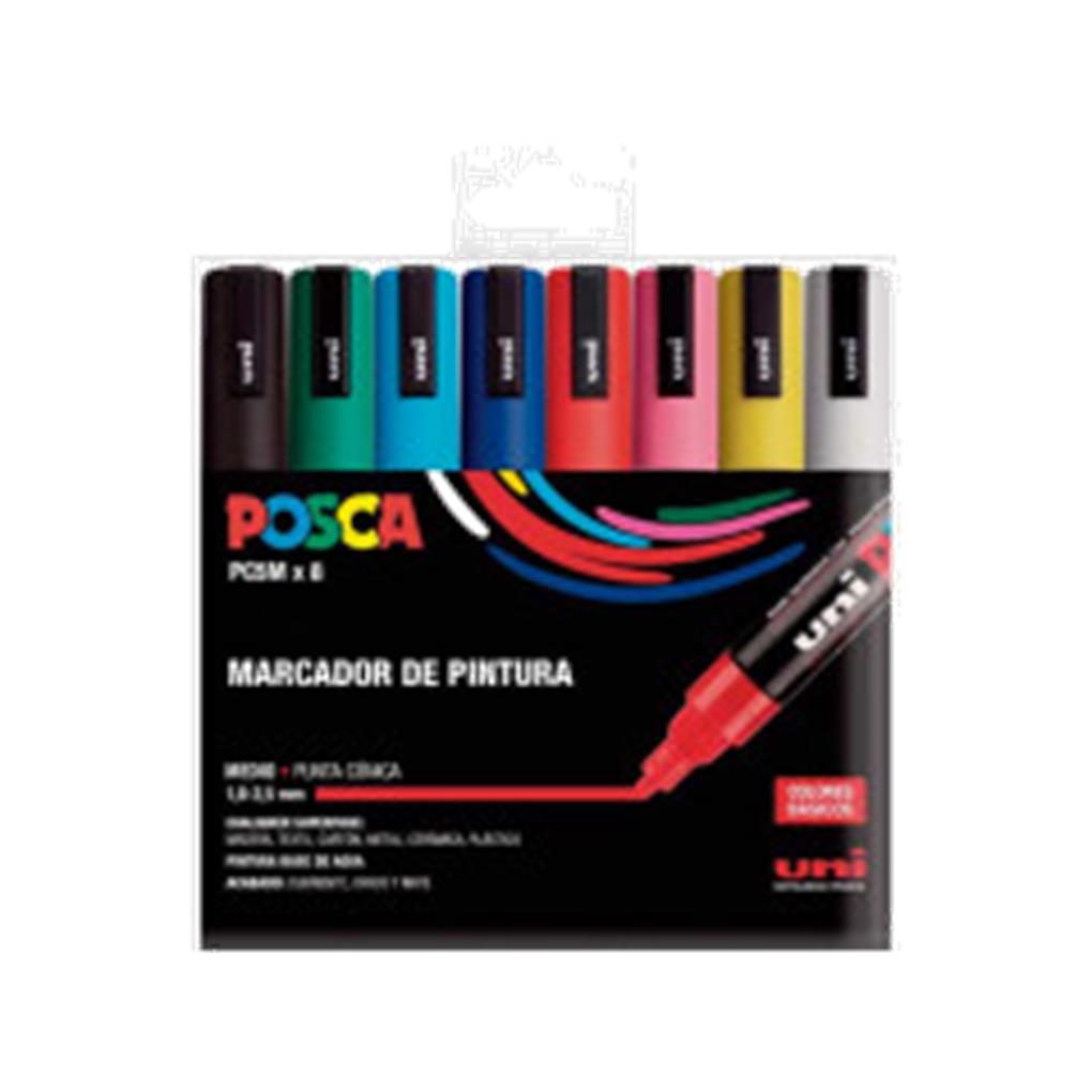 ESTUCHE DE 8 ROTULADORES BASIC POSCA
