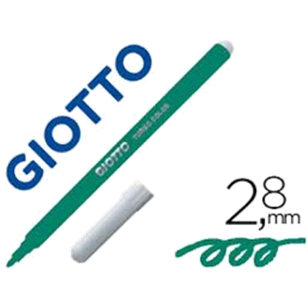 ROTULADOR GIOTTO TURBO COLOR CAJA 12 UD - VERDE OSCURO - Imagen 2