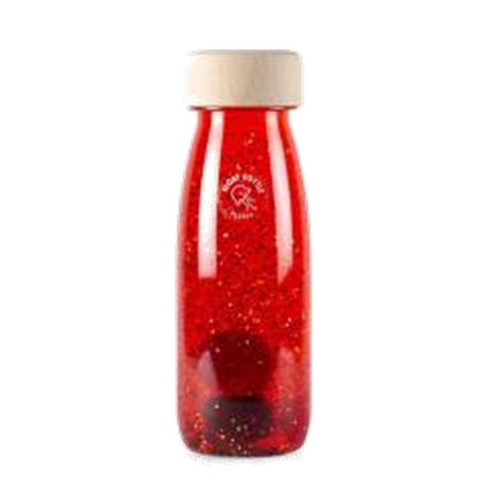 BOTELLA SENSORIAL FLOTANTE ROJO