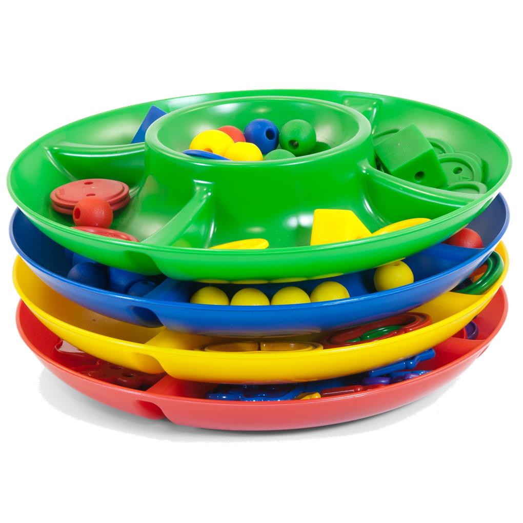 BANDEJA CLASIFICAR TAMAÑOS, COLORES Y FORMAS)