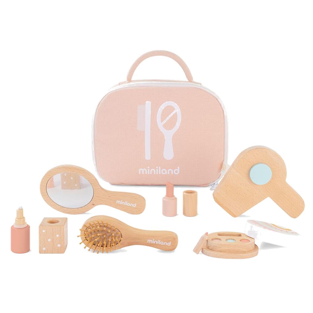 SET BELLEZA MADERA MUÑECOS