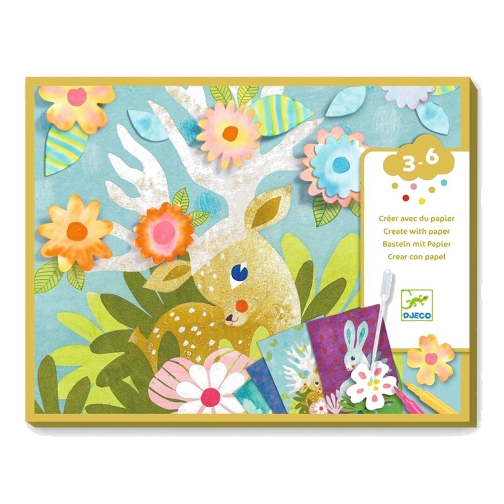 PINTURA CON AGUA Y PAPEL SECANTE DJECO