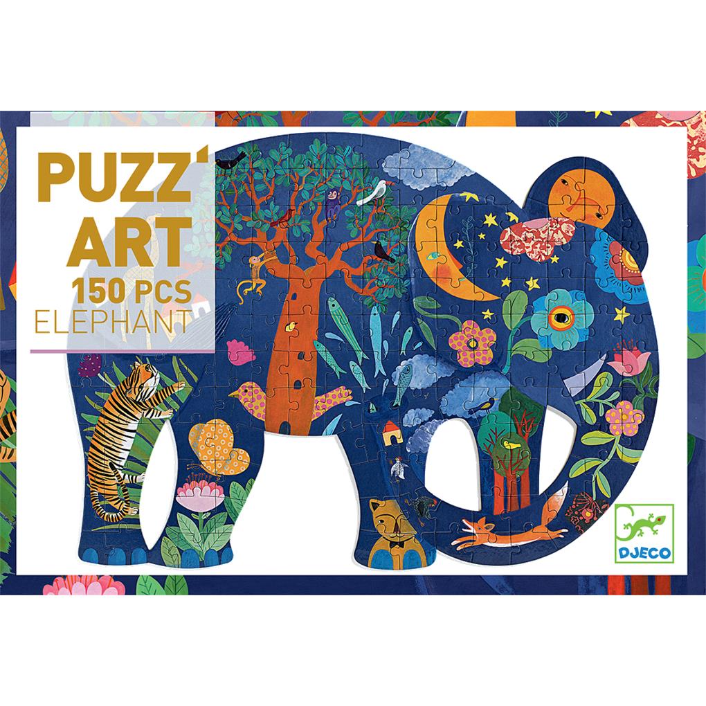 PUZZLE ART ELEFANTE DJECO