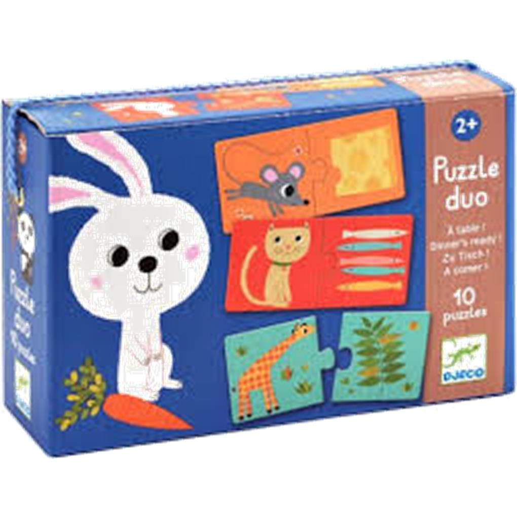 PUZZLE DUO A COMER! DJECO