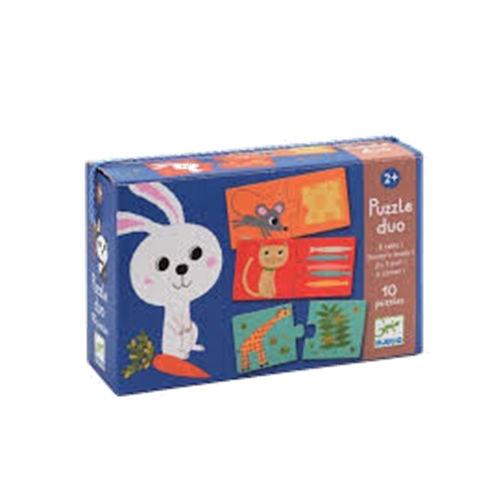 PUZZLE DUO A COMER! DJECO - Imagen 2