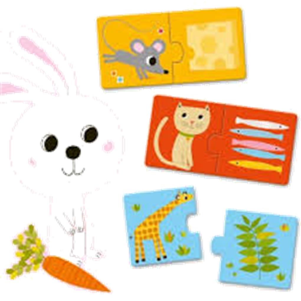 PUZZLE DUO A COMER! DJECO - Imagen 3