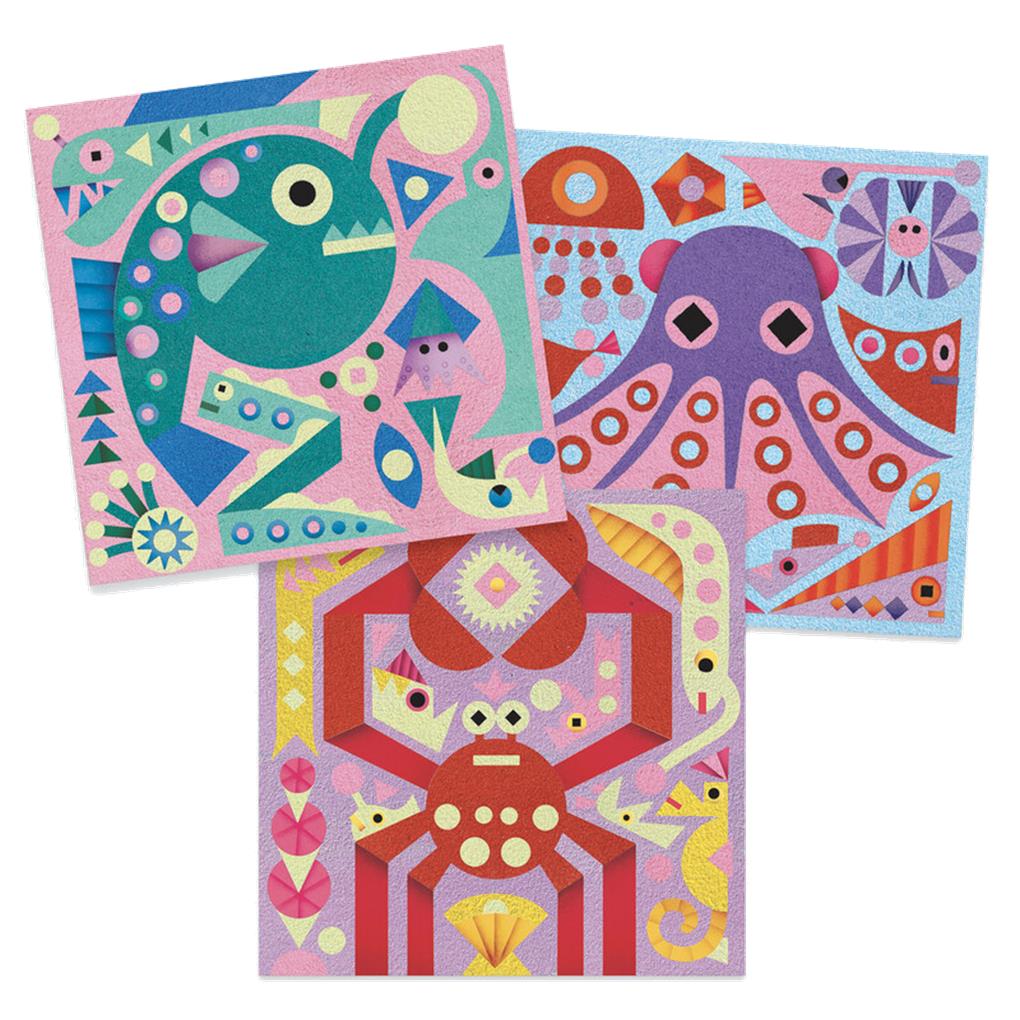 ARENAS COLOREADAS SEA LIGHTS DJECO - Imagen 3