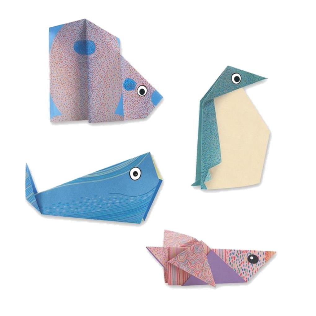 PAPIROFLEXIA ORIGAMI ANIMALES POLARES DJECO - Imagen 3