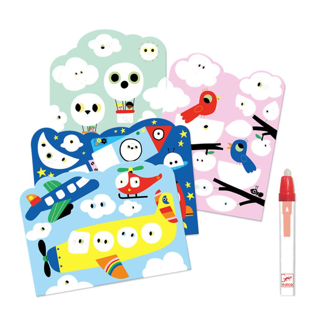 COLOREA MAGICO ESCONDIDO EN EL CIELO DJECO - Imagen 2