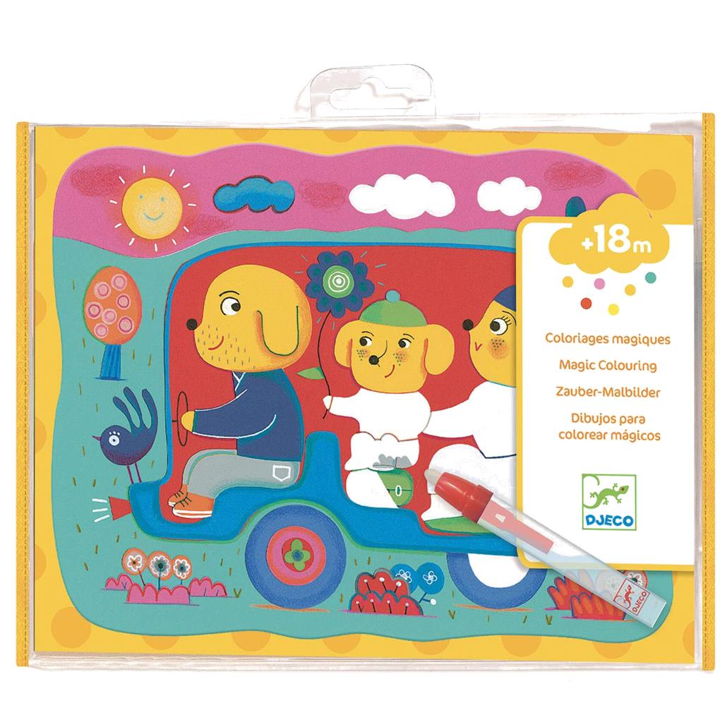 COLOREA MAGICO ESCONDIDO DE CAMINO DJECO