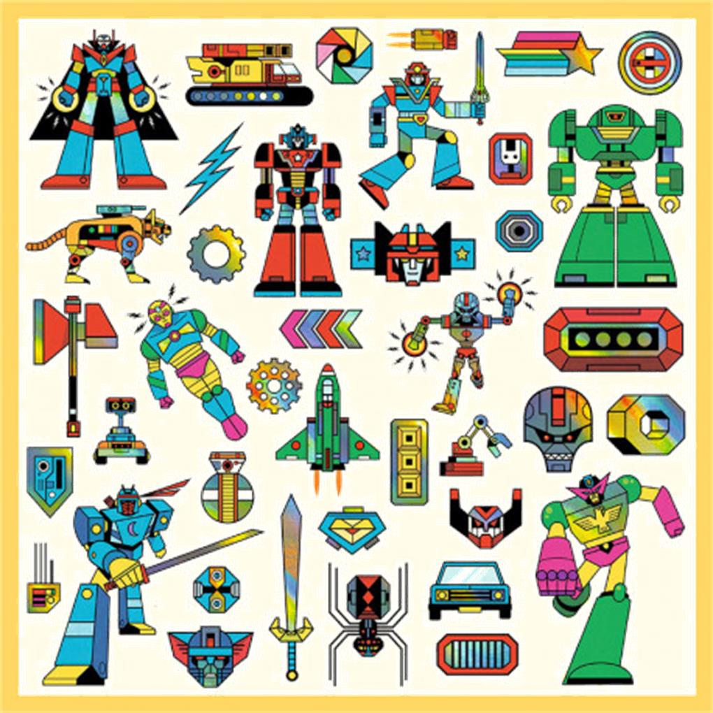 PEGATINAS ROBOTS DJECO - Imagen 4