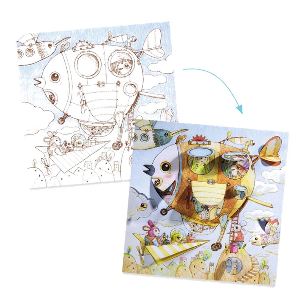 COLOREA EL VIAJE DE MALO DJECO - Imagen 2