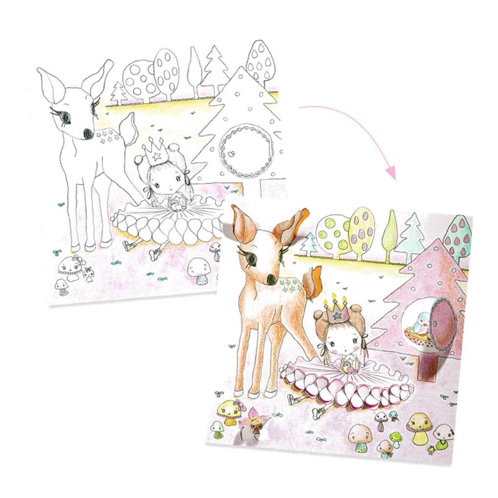 COLOREA LAS PEQUEÑAS PUERTAS DE PUPI DJECO - Imagen 2