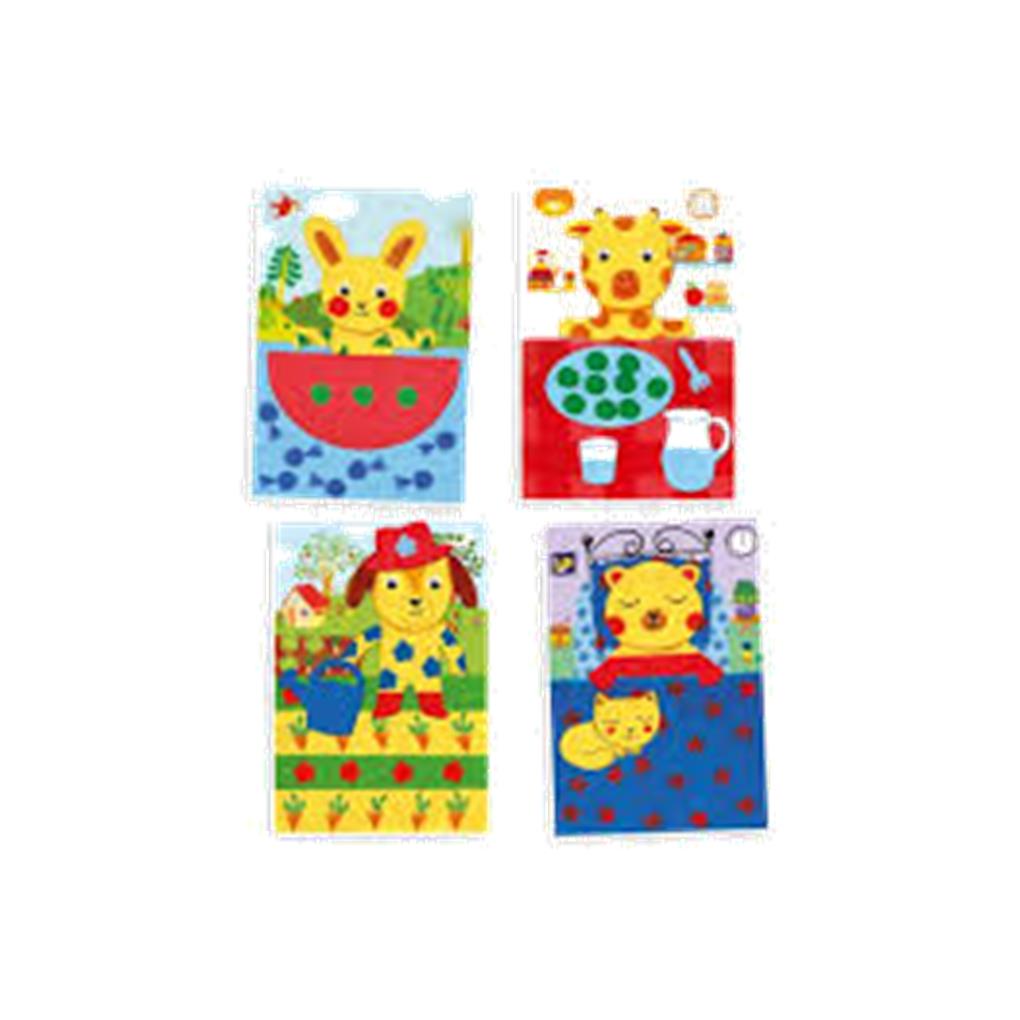 PINTURA CON ESPONJA LAS AVENTURAS DE LOS PELUCHES DJECO - Imagen 4