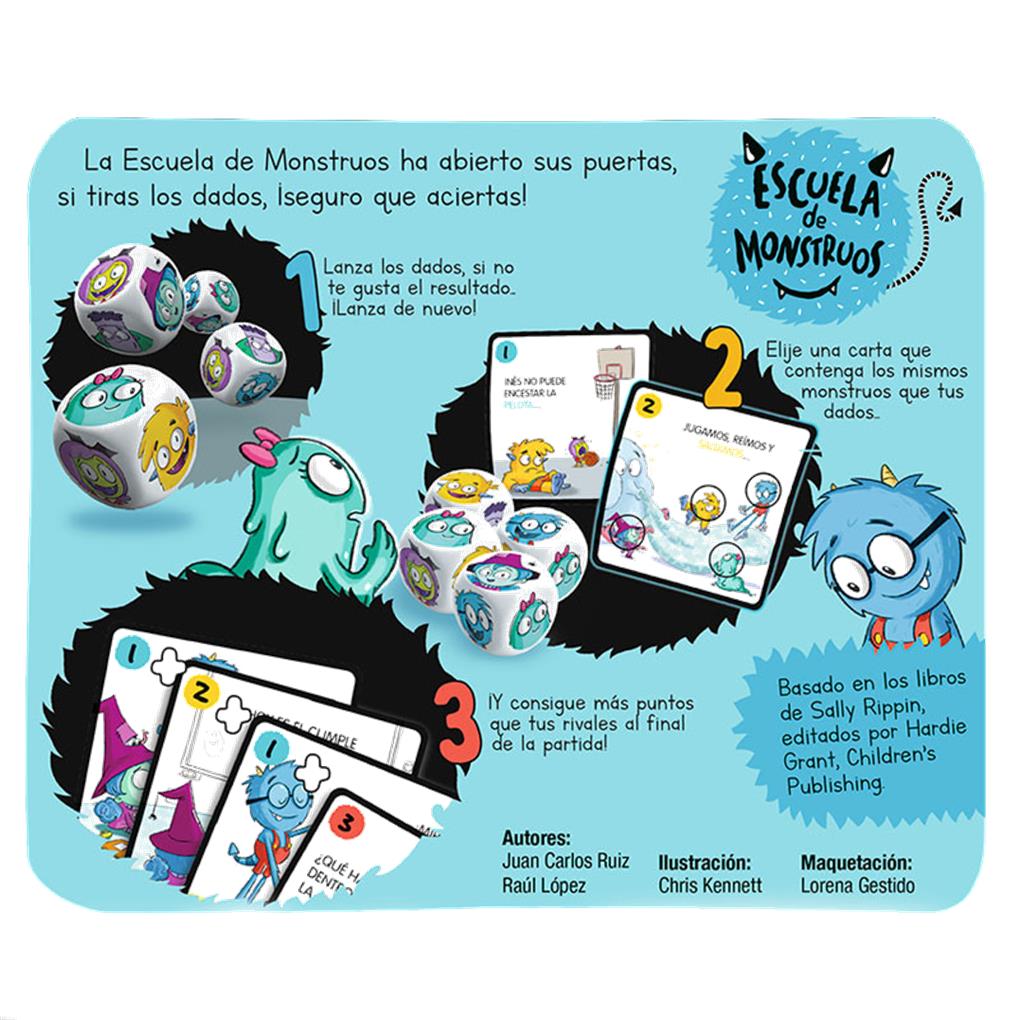 JUEGO DE MESA ESCUELA DE MONSTRUOS - Imagen 3