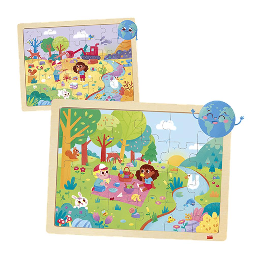ECO-PUZLES: ¡SALVEMOS EL PLANETA!