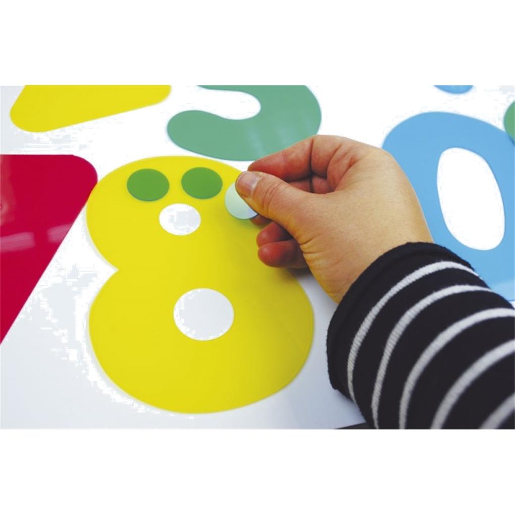 SILUETAS DE NUMEROS TRASLUCIDAS (10 UND) - Imagen 2