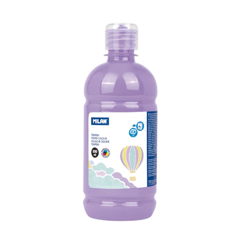 TEMPERA MILAN BOTELLA 500 ML - VIOLETA PASTEL