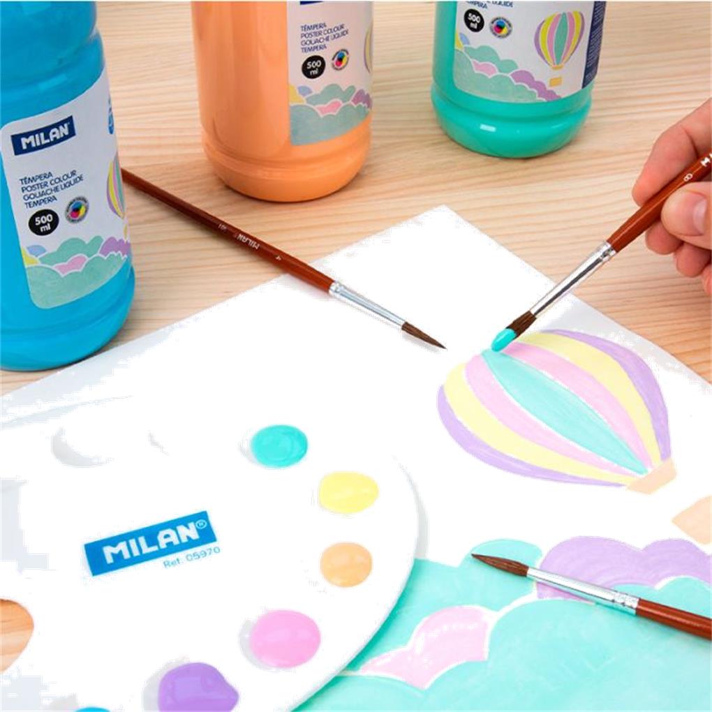 TEMPERA MILAN BOTELLA 500 ML - VERDE PASTEL - Imagen 2