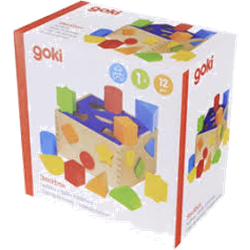CAJA ENCAJE FORMAS DE COLORES GOKI