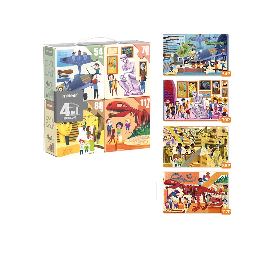 PUZZLE 4 EN 1 - MUSEUM