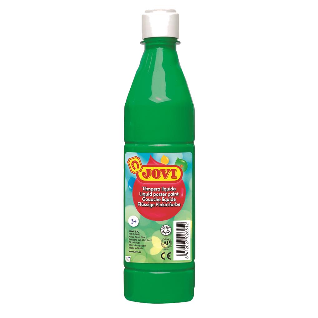 TEMPERA JOVI BOTELLA 500 ML - VERDE MEDIO