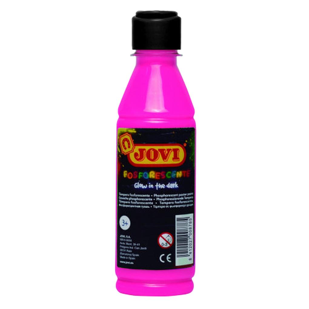 TEMPERA JOVI FOSFORESCENTE 250 ML -MAGENTA