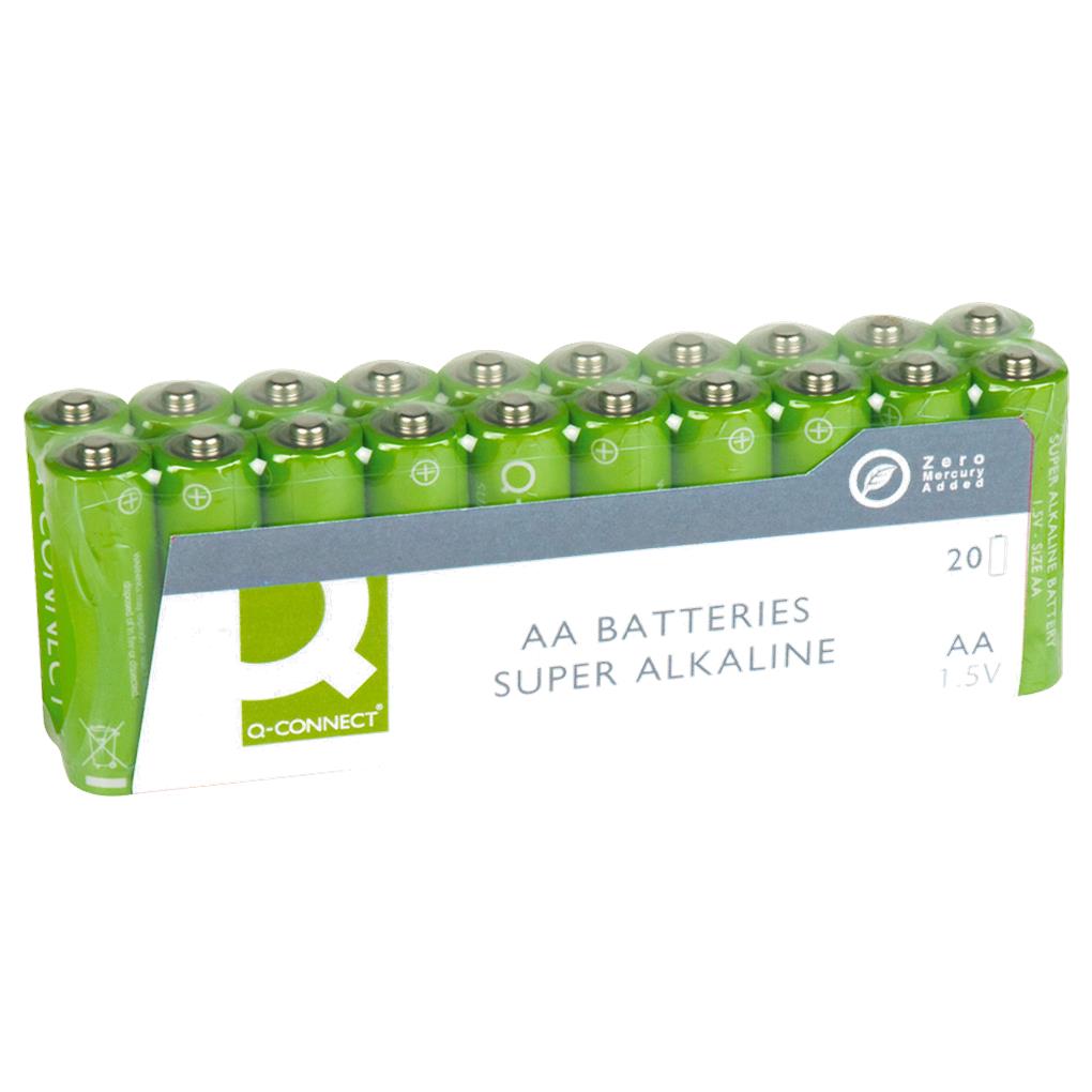 PILA Q-CONNECT ALCALINA AA - PQTE 20 PILAS