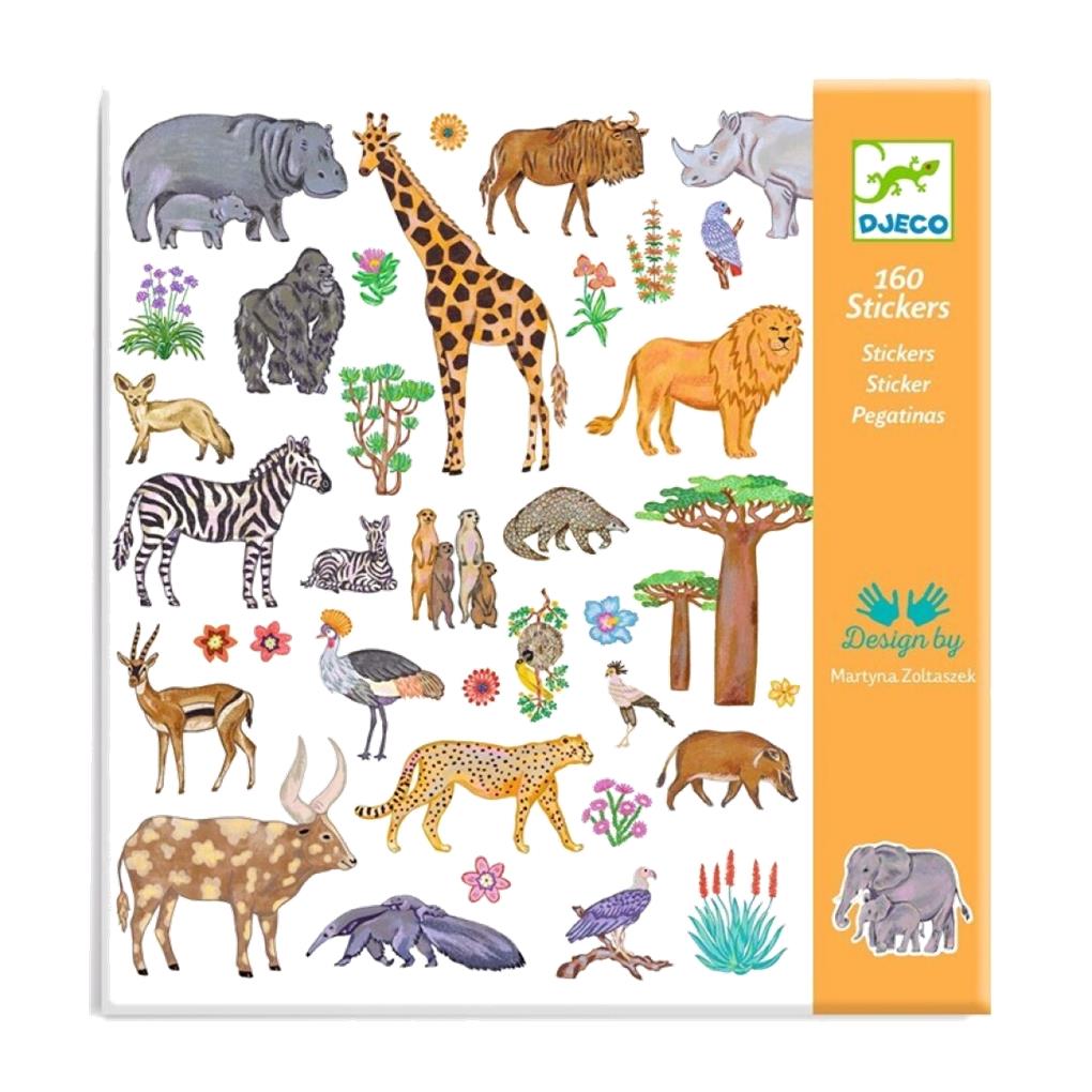 PEGATINAS KENIA 160 STICKERS DJECO