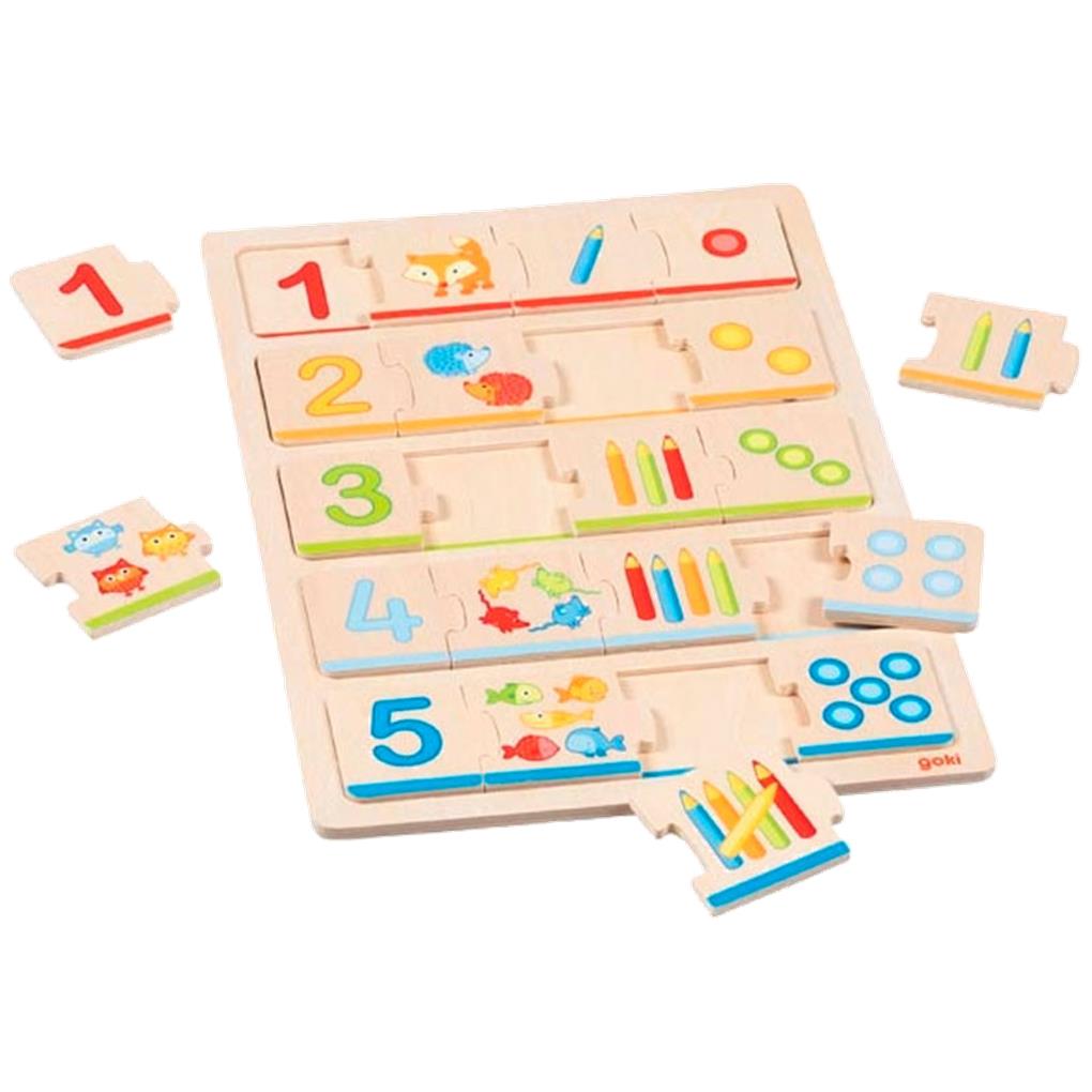 PUZZLE APRENDER A CONTAR GOKI - Imagen 2